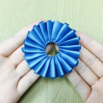 リボンロゼットの作り方（シングルプリーツ）③　縫い方編 【結婚式のトレンド】