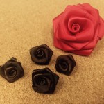 かわいいリボンローズ（巻きバラ）の作り方 part.1